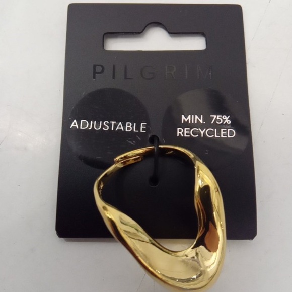 PILGRIM ADJUSTABLE CLOUD RING - SIZE 5- 8 - GOLD PLATED - brand new - Picture 3 of 6